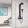 SCHÜTTE Shower with tray and thermostat SAMOA RAIN matt black by SCHÜTTE, shower heads - Ref: Foro24-446561, Price: 427,89 €,...