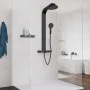 SCHÜTTE Dusche mit Wanne und Thermostat SAMOA RAIN mattschwarz von SCHÜTTE, Duschköpfe - Ref: Foro24-446561, Preis: 427,89 €,...