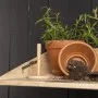 Esschert Design Wall bar with folding shelf S natural by Esschert Design, Garden tables - Ref: Foro24-442396, Price: 30,37 €,...