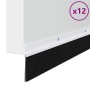 Sellos de cepillo de puerta atornillables 12 pcs 100 cm