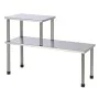 HI Küchenregal mit 2 Ablagen silber von HI, Kleiderbügel und Regale - Ref: Foro24-445581, Preis: 24,84 €, Rabatt: %