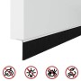 Sellos de cepillo de puerta atornillables 2 pcs 100 cm