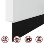 Sellos de cepillo de puerta atornillables 2 pcs 100 cm