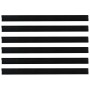 Sellos de cepillo para puertas autoadhesivos 6 pcs Negro 100 cm