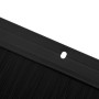 Sellos de cepillo de puerta atornillables 2 pcs Negro 100 cm