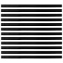 Sellos de cepillo de puerta atornillables 12 pcs Negro 100 cm