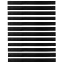 Sellos de cepillo de puerta atornillables 12 pcs Negro 100 cm