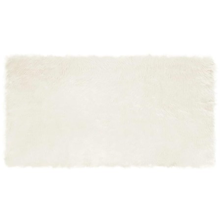 Alfombra de Piel de Oveja Falsa 80 x 150 cm Poliéster