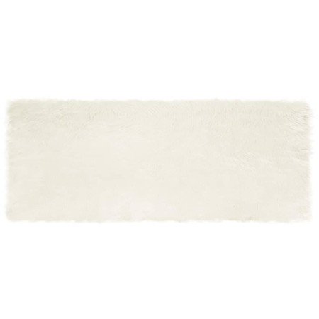 Alfombra de Piel de Oveja Falsa 80 x 200 cm Poliéster