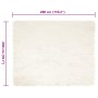 Alfombra de Piel de Oveja Falsa 200 x 280 cm Poliéster