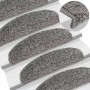 Felpudos para escaleras (15 unidades, 65 x 21 x 4 cm, gris