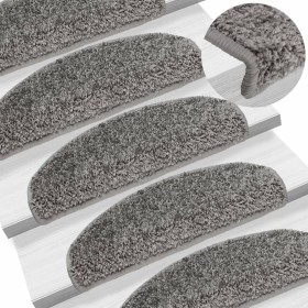 Felpudos para escaleras (15 unidades, 65 x 21 x 4 cm, gris