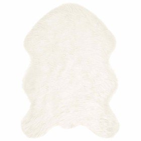 Alfombra de Piel de Oveja Falsa 60 x 90 cm Poliéster