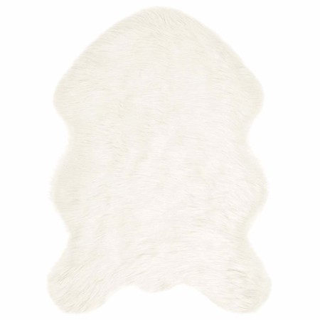 Alfombra de Piel de Oveja Falsa 60 x 90 cm Poliéster