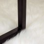 Alfombra de Piel de Oveja Falsa 60 x 90 cm Poliéster