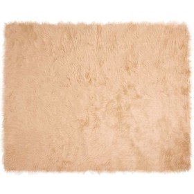 Alfombra de Imitación de Piel de Oveja Tafalla Beige en Alfombras | Comprar online en Foro24