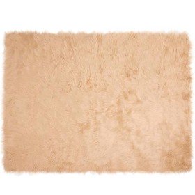 Alfombra de Imitación de Piel de Oveja Tafalla Beige en Alfombras | Comprar online en Foro24