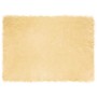 Alfombra de Piel de Oveja Falsa Crema 200 x 140 cm Poliéster