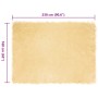 Alfombra de Piel de Oveja Falsa Crema 160 x 230 cm Poliéster