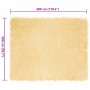 Alfombra de Piel de Oveja Falsa Crema 200 x 280 cm Poliéster