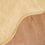 Alfombra de Piel de Oveja Falsa Crema 80 x 120 cm Poliéster