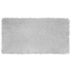 Alfombra de Imitación de Piel de Oveja Tafalla Gris 80 x 150 cm en Alfombras | Comprar online en Foro24