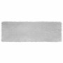 Alfombra de Piel de Oveja Falsa Gris 80 x 250 cm Poliéster