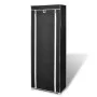 Fabric shoe rack with black cover 57x29x162 cm by vidaXL, Shoe racks and shoe organizers - Ref: Foro24-240491, Price: 32,00 €...