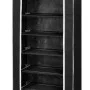 Fabric shoe rack with black cover 57x29x162 cm by vidaXL, Shoe racks and shoe organizers - Ref: Foro24-240491, Price: 32,00 €...