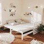 Sofá cama extraíble madera maciza de pino blanco 2x(90x200) cm en Camas y somieres | Comprar online en Foro24
