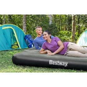 Bestway 3-in-1 inflatable mattress black and gray 188x99x25 cm by Bestway, Air mattresses - Ref: Foro24-93794, Price: 81,61 €...