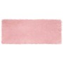 Alfombra de Piel de Oveja Falsa Rosa 80 x 200 cm Poliéster