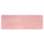 Alfombra de Piel de Oveja Falsa Rosa 80 x 250 cm Poliéster