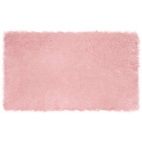 Alfombra de Imitación de Piel de Oveja Tafalla Rosa en Alfombras | Comprar online en Foro24