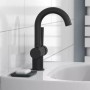 SCHÜTTE CORNWALL single-lever basin tap with matte black side handle by SCHÜTTE, Faucets - Ref: Foro24-446545, Price: 95,05 €...