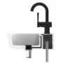 SCHÜTTE CORNWALL single-lever basin tap with matte black side handle by SCHÜTTE, Faucets - Ref: Foro24-446545, Price: 95,05 €...