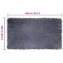 Alfombra de Piel de Oveja Falsa Antracita 100 x 200 cm