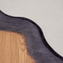 Alfombra de Piel de Oveja Falsa Antracita 50 x 80 cm Poliéster