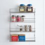 Metaltex Pepito wall spice rack 4 heights silver by Metaltex, spice racks - Ref: Foro24-443438, Price: 31,06 €, Discount: %
