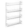 Metaltex Pepito wall spice rack 4 heights silver by Metaltex, spice racks - Ref: Foro24-443438, Price: 31,11 €, Discount: %