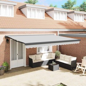 Toldo Antracita 4 x 3 m Metal