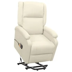 Hebbarer Massagesessel aus cremefarbenem Stoff von vidaXL, Elektrische Massagesessel - Ref: Foro24-329718, Preis: 394,47 €, R...