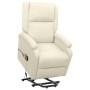Hebbarer Massagesessel aus cremefarbenem Stoff von vidaXL, Elektrische Massagesessel - Ref: Foro24-329718, Preis: 410,54 €, R...