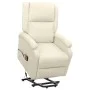 Hebbarer Massagesessel aus cremefarbenem Stoff von vidaXL, Elektrische Massagesessel - Ref: Foro24-329718, Preis: 394,47 €, R...