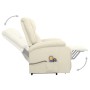 Hebbarer Massagesessel aus cremefarbenem Stoff von vidaXL, Elektrische Massagesessel - Ref: Foro24-329718, Preis: 410,54 €, R...