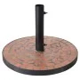 ProGarden Mosaic Design Terra Black and Orange Umbrella Base by ProGarden, Umbrella bases - Ref: Foro24-442214, Price: 52,82 ...