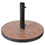 ProGarden Mosaic Design Terra Black and Orange Umbrella Base by ProGarden, Umbrella bases - Ref: Foro24-442214, Price: 52,82 ...