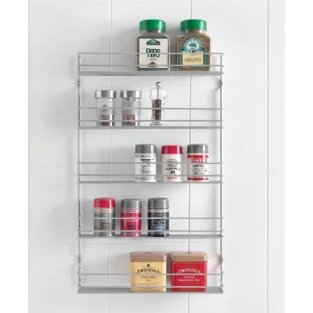 Metaltex Estantería para especias de pared Pepito 5 alturas plateado de Metaltex, Especieros - Ref: Foro24-443439, Precio: 42...