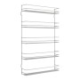 Metaltex Gewürzregal für die Wand Pepito 5 Etagen silberfarben von Metaltex, Gewürzregale - Ref: Foro24-443439, Preis: 42,66 ...