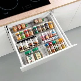 Metaltex 4-tier extendable spice rack X-Pand 2 pieces silver by Metaltex, spice racks - Ref: Foro24-443443, Price: 28,73 €, D...